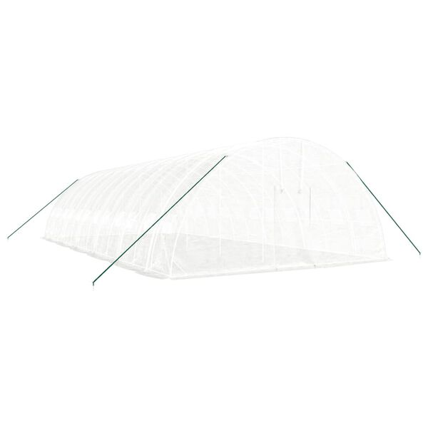 vidaXL feh&eacute;r ac&eacute;lv&aacute;zas melegh&aacute;z 72 m&sup2; 12x6x2,85 m