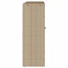 vidaXL T&aacute;rol&oacute;szekr&eacute;ny polcokkal ajt&oacute;val B&eacute;zs 100 x 36 x 102 cm Rattan