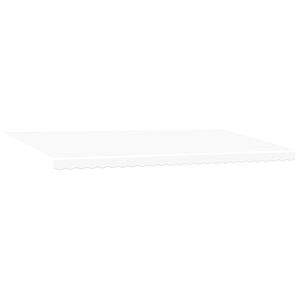 vidaXL Beh&uacute;zhat&oacute; napellenző Feh&eacute;r 600 &times; 350 cm Sz&ouml;vet &eacute;s Alum&iacute;nium