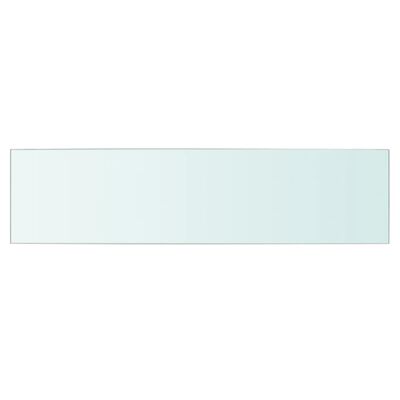 vidaXL 60x15 cm átlátszó panel üvegpolc