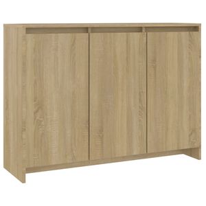 vidaXL sonoma t&ouml;lgy sz&iacute;nű szerelt fa t&aacute;lal&oacute;szekr&eacute;ny 102 x 33 x 75 cm