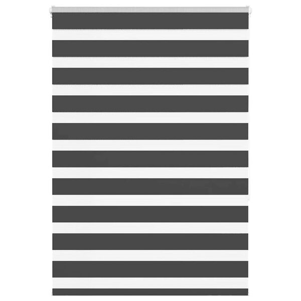 vidaXL zebraf&uuml;gg&ouml;nnyel fekete sz&ouml;vetsz&eacute;less&eacute;g 90,9 cm poli&eacute;szter