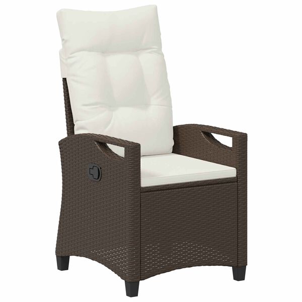 vidaXL Kerti Sz&eacute;k 2 pcs Barna &eacute;s Kr&eacute;m 56 x 60 x 112 cm