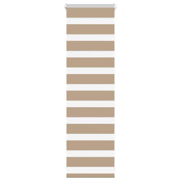 vidaXL zebraf&uuml;gg&ouml;nnyel homokbarna sz&ouml;vetsz&eacute;less&eacute;g 35,9 cm poli&eacute;szter