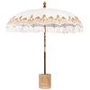 vidaXL Balin&eacute;z napernyő alappal Kr&eacute;msz&iacute;nű &Oslash; 210-220 cm