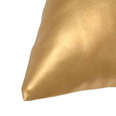 vidaXL 2 db aranyszínű poliuretán párna 60 x 60 cm