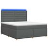 vidaXL Boxspring &aacute;gy matraccal S&ouml;t&eacute;tsz&uuml;rke 140 x 190 cm Sz&ouml;vet