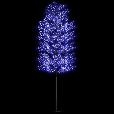 vidaXL cseresznyevirágos karácsonyfa 2000 db kék LED-del 500 cm