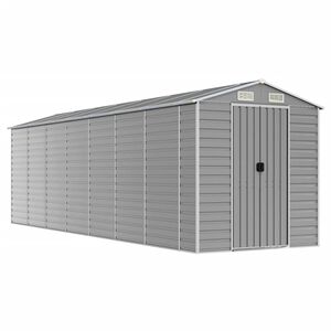 vidaXL vil&aacute;gossz&uuml;rke horganyzott ac&eacute;l kerti f&eacute;szer 191 x 640 x 198 cm