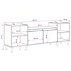 vidaXL TV szekr&eacute;ny Artisan t&ouml;lgy 160 x 35 x 55 cm Faanyag