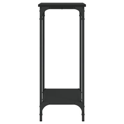 vidaXL fekete szerelt fa tálalóasztal 75 x 30,5 x 75 cm
