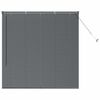 vidaXL Zsalug&aacute;ter Redőny&ouml;k S&ouml;t&eacute;tsz&uuml;rke 130 x 135 cm Alum&iacute;nium