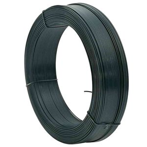 vidaXL z&ouml;ldesfekete ac&eacute;l ker&iacute;t&eacute;s&ouml;sszek&ouml;tő dr&oacute;t 250 m 0,9/1,4 mm