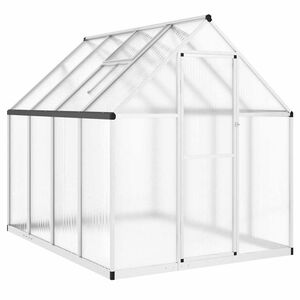 vidaXL ez&uuml;stsz&iacute;nű alum&iacute;nium melegh&aacute;z alapv&aacute;zzal 224 x 169 x 195 cm