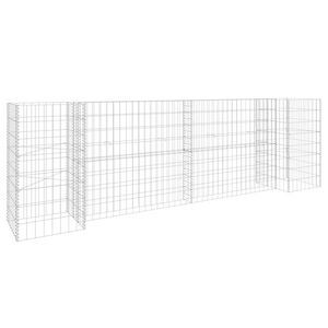 vidaXL H alak&uacute; ac&eacute;ldr&oacute;t vir&aacute;gtart&oacute; gabion 260 x 40 x 80 cm