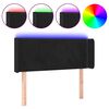 vidaXL fekete b&aacute;rsony LED-es fejt&aacute;mla 93 x 16 x 78/88 cm