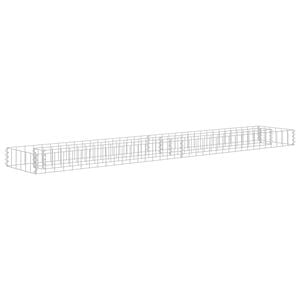 vidaXL horganyzott ac&eacute;l gabion magas&aacute;gy&aacute;s 180 x 30 x 10 cm