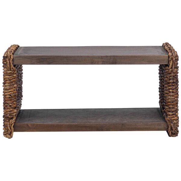 vidaXL Oldal asztal Természetes 44.5 x 45 x 45 cm Tömör Mahagóni Fa