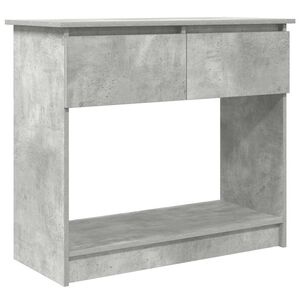 vidaXL betonsz&uuml;rke konzolasztal fi&oacute;kokkal 85,5x38,5x74,5 cm