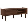 vidaXL TV szekr&eacute;ny BILBAO 114 x 40 x 45 cm S&ouml;t&eacute;t karamell