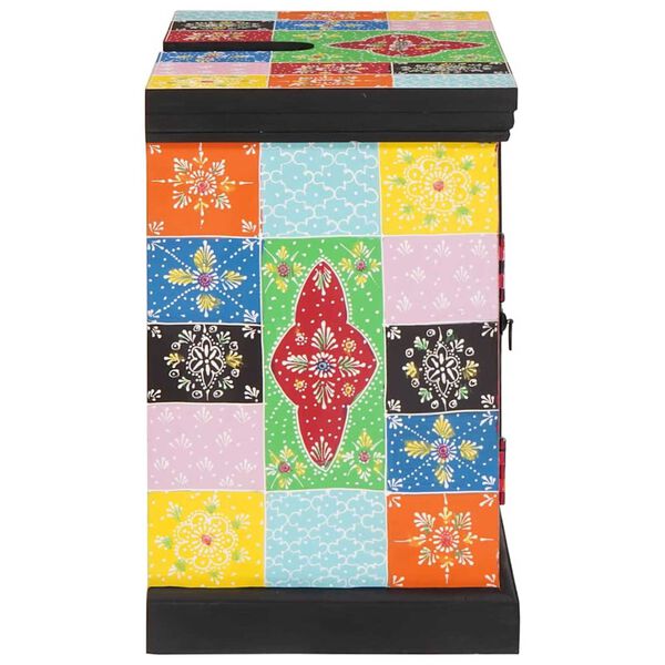 vidaXL Mosd&oacute;kagyl&oacute; szekr&eacute;ny Barna 60 x 35 x 55 cm T&ouml;m&ouml;r Mang&oacute;f&aacute;t