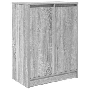 vidaXL sz&uuml;rke sonoma sz&iacute;nű szerelt fa cipősszekr&eacute;ny 57x34x76 cm