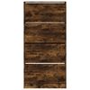 vidaXL f&uuml;st&ouml;s t&ouml;lgy cipőszekr&eacute;ny 4 kihajthat&oacute; fi&oacute;kkal 80x21x163,5 cm