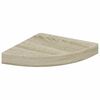 vidaXL 4 db t&ouml;lgysz&iacute;nű MDF lebegő sarokpolc 25x25x3,8 cm