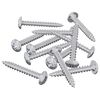 vidaXL Fa Csavarok 12 db Ez&uuml;st M4 x 28 mm Ac&eacute;l