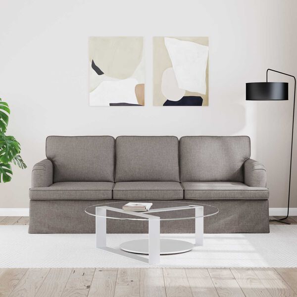 vidaXL Kanap&eacute; T&oacute;psz&iacute;nű 201 x 80 x 85 cm sz&ouml;vet