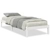 vidaXL feh&eacute;r t&ouml;m&ouml;r fenyő extra hossz&uacute; &aacute;gykeret matrac n&eacute;lk&uuml;l 80x210 cm