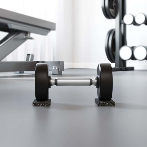 vidaXL Gumi Henger Fekete Gumi