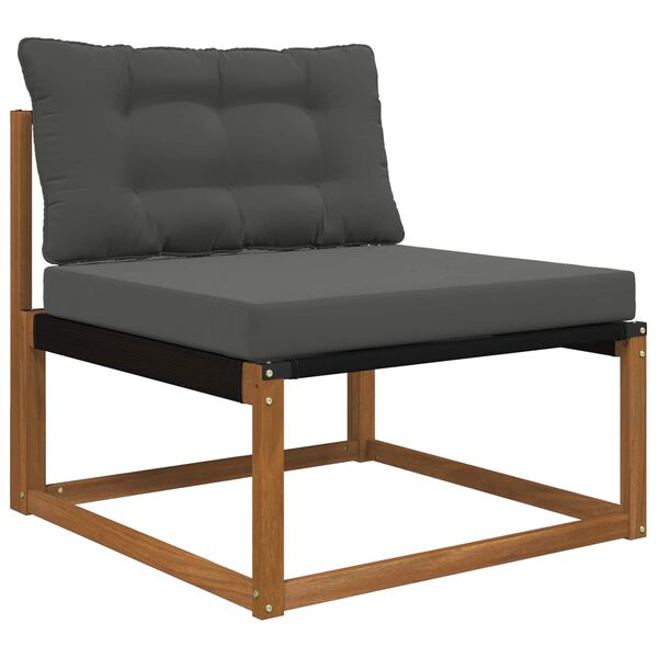 vidaXL K&uuml;lt&eacute;ri kanap&eacute; p&aacute;rna 2 pcs Antracit Poli&eacute;szter