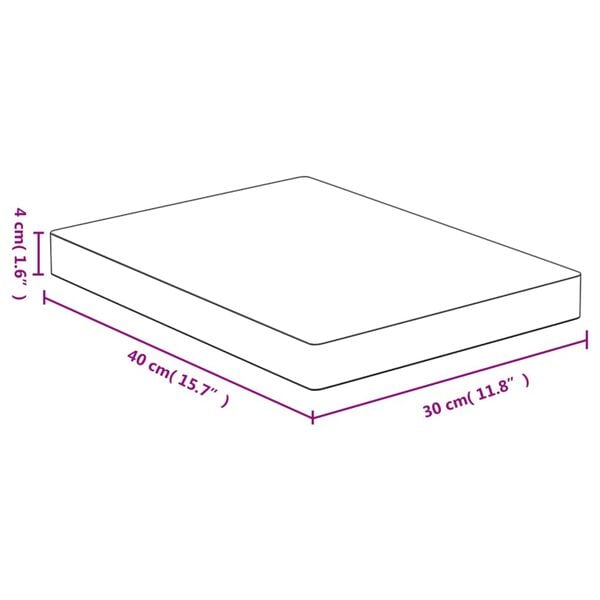 vidaXL bambusz v&aacute;g&oacute;deszka 30x40x4 cm