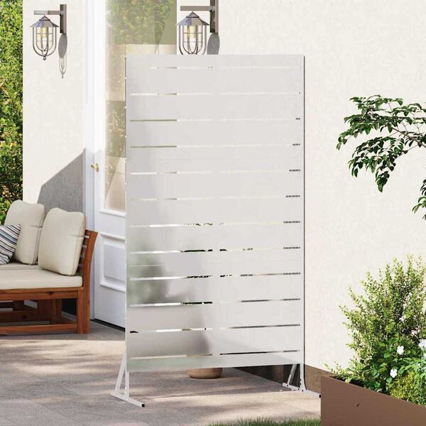 vidaXL Mag&aacute;nszf&eacute;ra K&eacute;pernyő Sz&uuml;rke 100 x 50 x 180 cm Ac&eacute;l