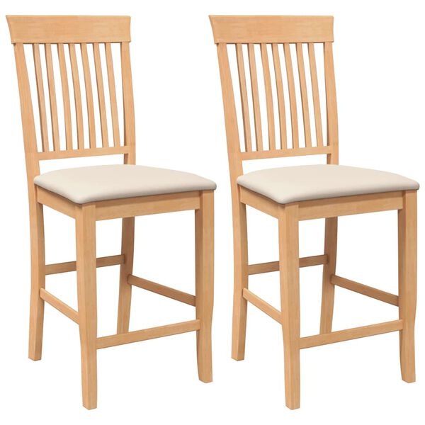 vidaXL 2 db term&eacute;szetes t&ouml;m&ouml;rfa gumib&oacute;l b&aacute;rsz&eacute;kek p&aacute;rn&aacute;kkal