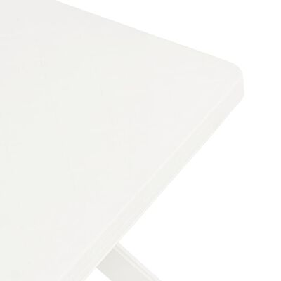 vidaXL fehér műanyag bisztróasztal 70 x 70 x 72 cm