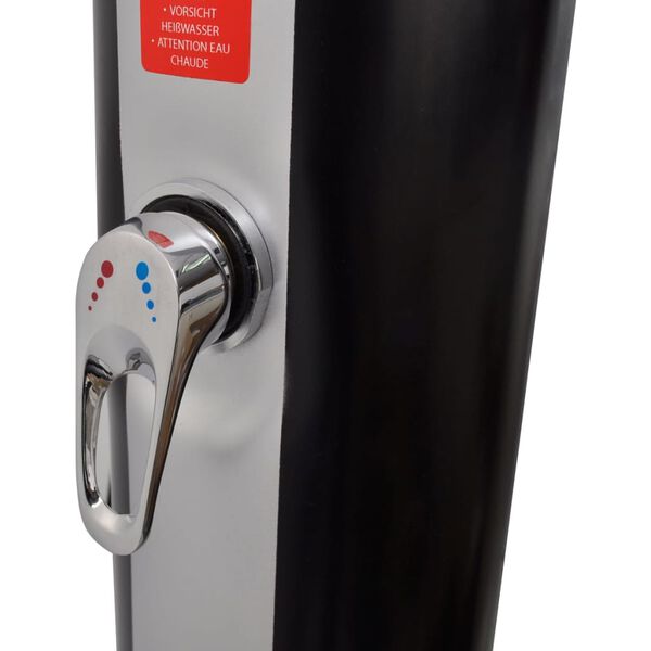 Kültéri szolárzuhany zuhanyfejjel és csapteleppel 35 L