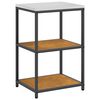 vidaXL Konyhai polcrendszer HATTEM Rozsd&aacute;s 60 x 50 x 92 cm Ac&eacute;l