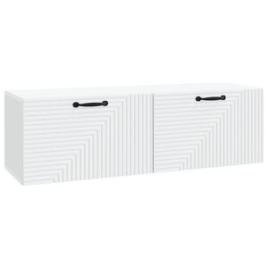 vidaXL Fali TV szekr&eacute;ny Feh&eacute;r 98 x 31 x 30 cm Szerelt Fa