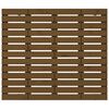 vidaXL m&eacute;zbarna t&ouml;m&ouml;r fenyőfa fali fejt&aacute;mla 126 x 3 x 91,5 cm
