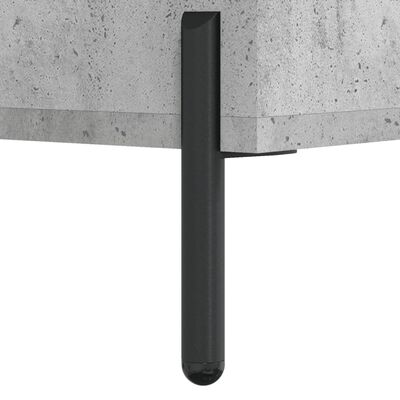 vidaXL betonszürke szerelt fa tálalószekrény 34,5 x 34 x 90 cm