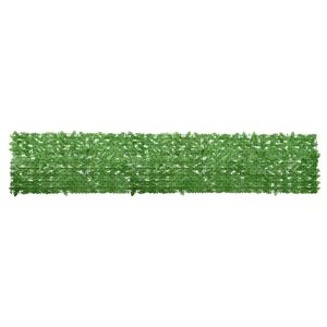 vidaXL z&ouml;ld leveles erk&eacute;lyparav&aacute;n 400 x 75 cm