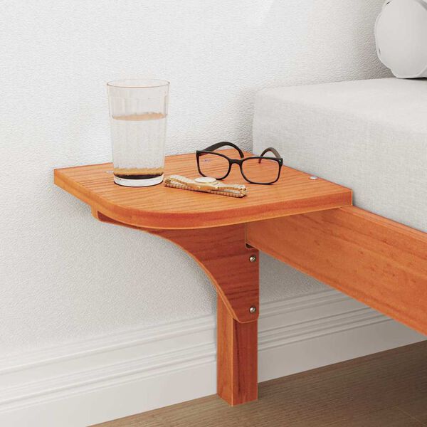 vidaXL &Aacute;gykeret Faggy&uacute; barna 75 x 190 cm T&ouml;m&ouml;r fenyőfa