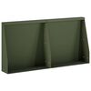 vidaXL T&aacute;mfal 2 db 40 x 12 x 40 cm Ac&eacute;l Olajz&ouml;ld