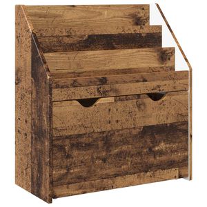 vidaXL Gyerek K&ouml;nyvespolc fi&oacute;kkal &Ouml;reg fa 60 x 29,5 x 69 cm Szerelt Fa