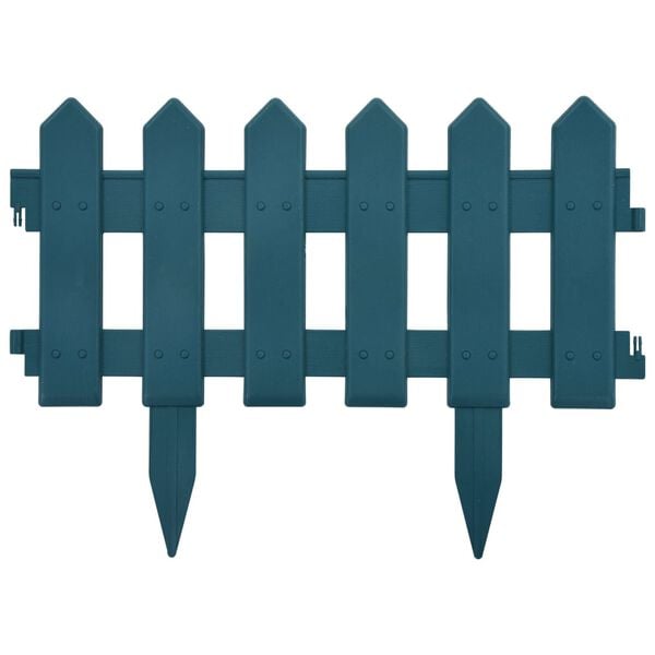 vidaXL 25 db z&ouml;ld PP gyepszeg&eacute;ly 10 m