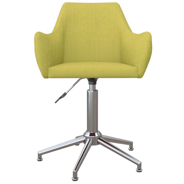 vidaXL 6 db z&ouml;ld sz&ouml;vet forg&oacute; &eacute;tkezősz&eacute;k