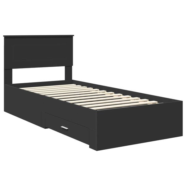 vidaXL &Aacute;gykeret fejt&aacute;ml&aacute;val Fekete &eacute;s Ez&uuml;st 100 x 200 cm Faanyag