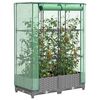 vidaXL rattan megjelen&eacute;sű magas&aacute;gy&aacute;s melegh&aacute;ztakar&oacute;val 80x40x123 cm